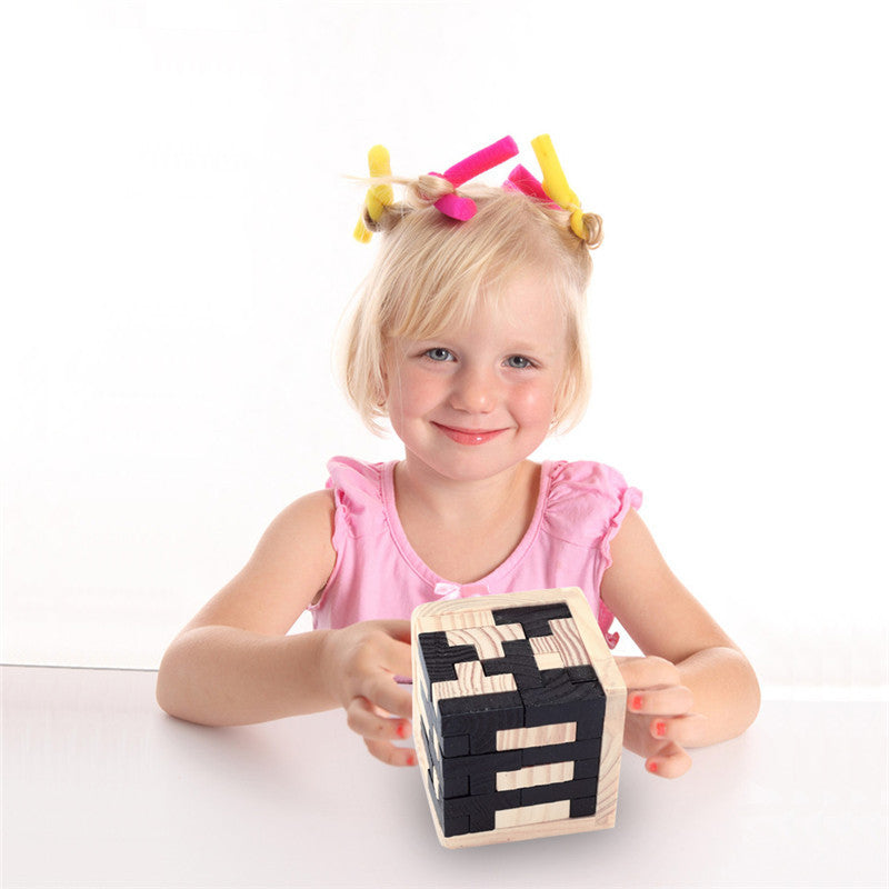 Creative 3D Puzzle Luban Verrouillage En Bois de Jouet Éducatif Précoce Jouets Puzzles