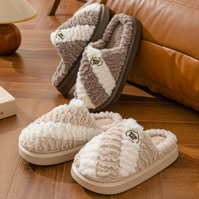 Pantoufles de maison à la mode, pantoufles de maison antidérapantes pour couple | pantoufle de plancher chaud pour femmes hommes