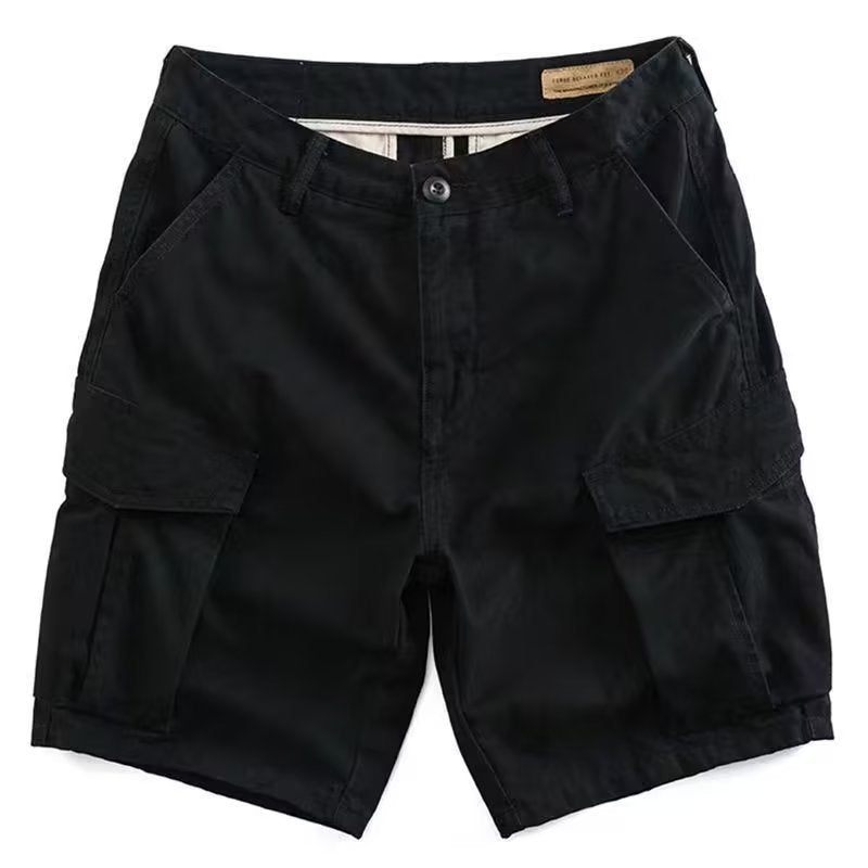 Vêtements de travail décontractés pour hommes, pantalon de cinquième droite assorti avec tout pour été