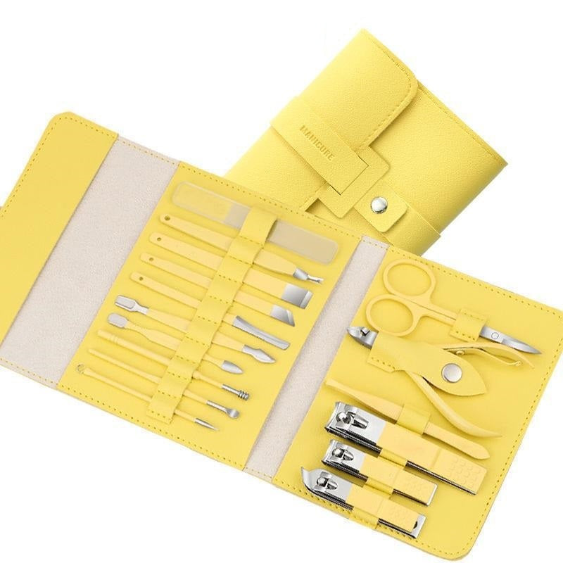 Acier inoxydable Couleur 16-pièce Nail Clipper Ensemble