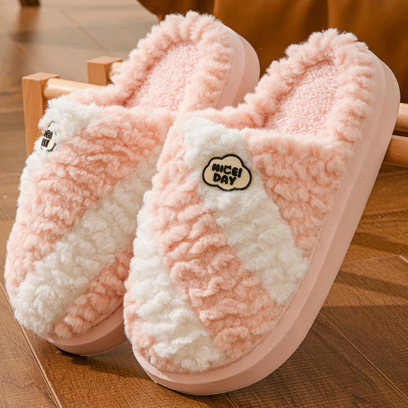 Pantoufles de maison à la mode, pantoufles de maison antidérapantes pour couple | pantoufle de plancher chaud pour femmes hommes