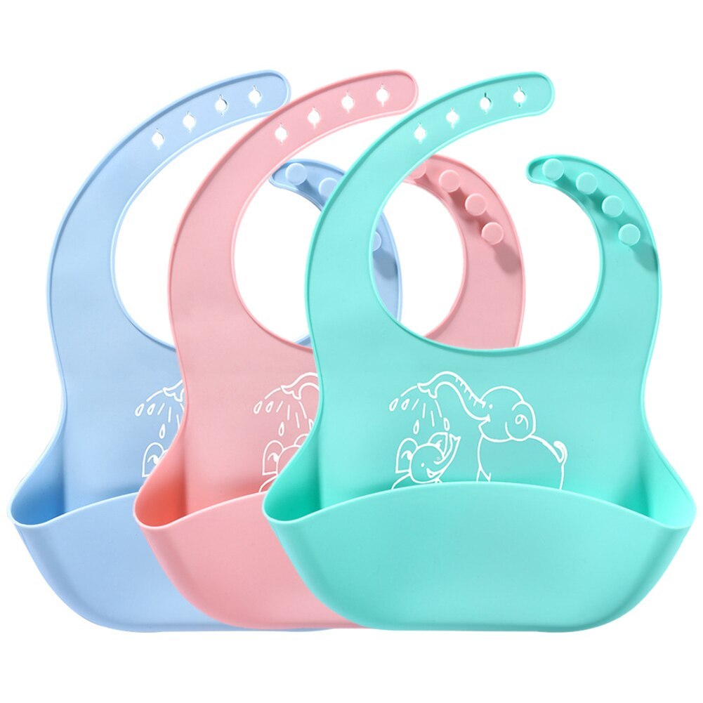 Aliments pour bébés Bib bébé repas silicone salive sac