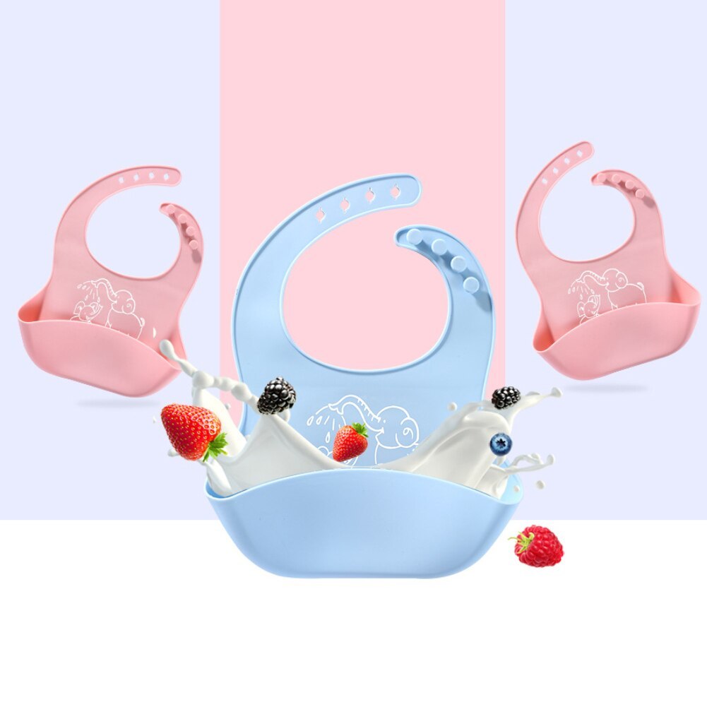 Aliments pour bébés Bib bébé repas silicone salive sac