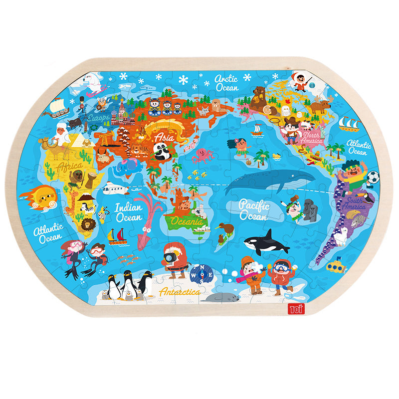 Puzzle en bois, Les Enfants de Jouets Cadeau Bébé Jouets Éducatifs