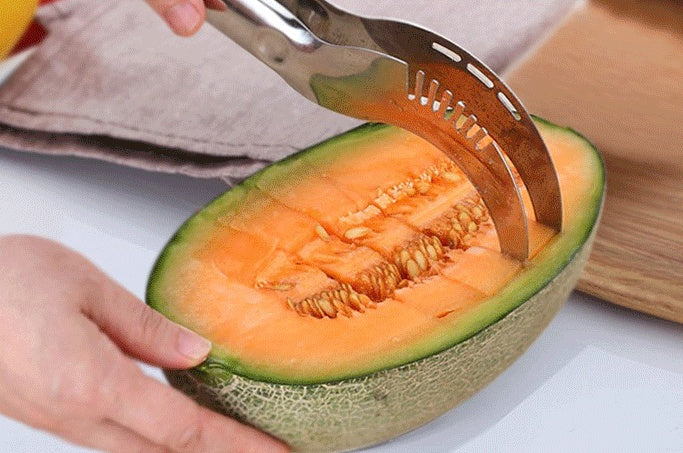 Acier inoxydable Cutter Pour Pastèque Melon De Hami Pitaya Papaye