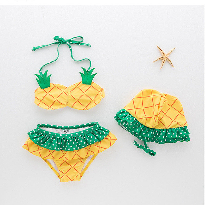 Maillot de bain enfant fraise
