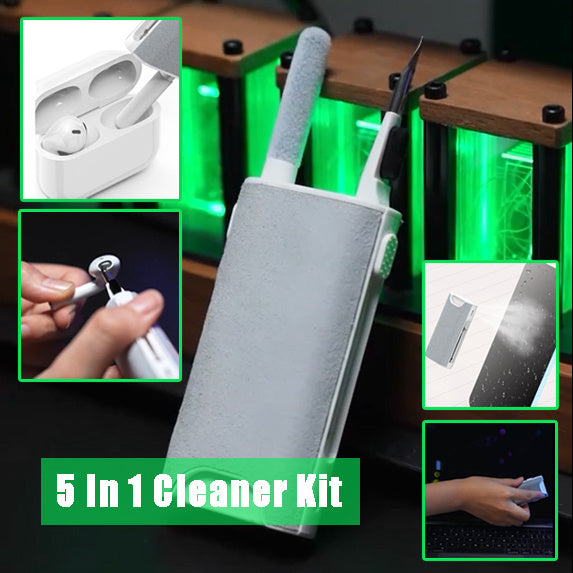 5 dans 1 Écran Cleaner Kit Caméra Téléphone Tablet Écran D'ordinateur Portable De Nettoyage Outils Écouteurs Brosse De Nettoyage Stylo Pour Le Bureau