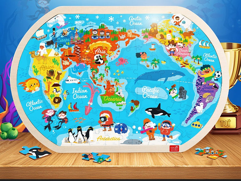 Puzzle en bois, Les Enfants de Jouets Cadeau Bébé Jouets Éducatifs