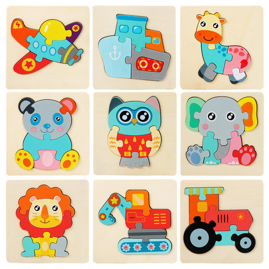 Bébé Éducation Précoce Puzzle Blocs de Construction Jouets Éducatifs
