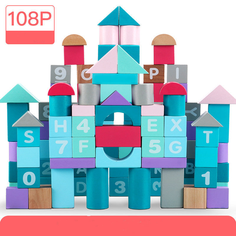 Enfants de Building Block Jouets 1-2 Ans Fille Bébé 3-6 Ans Bébé Ppuzzle Garçon bois