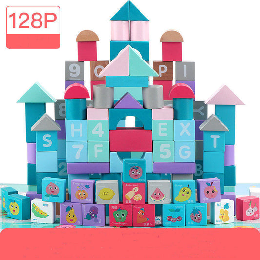 Enfants de Building Block Jouets 1-2 Ans Fille Bébé 3-6 Ans Bébé Ppuzzle Garçon bois