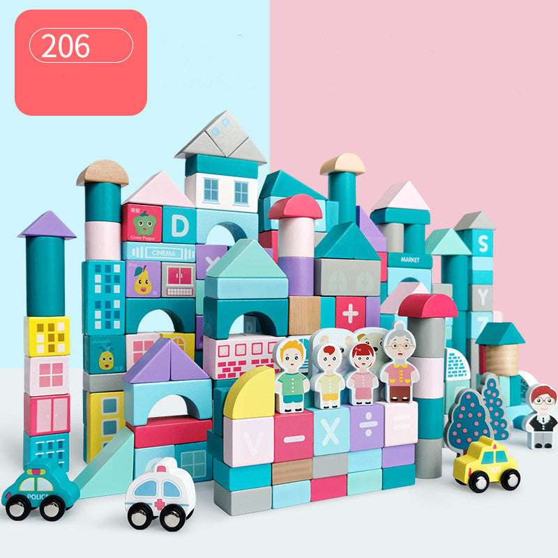 Enfants de Building Block Jouets 1-2 Ans Fille Bébé 3-6 Ans Bébé Ppuzzle Garçon bois
