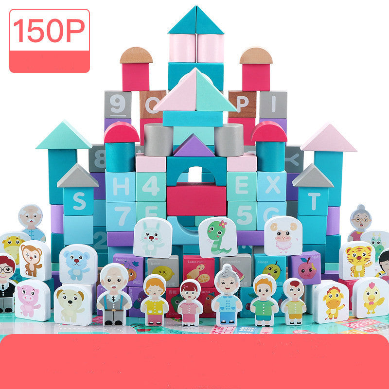 Enfants de Building Block Jouets 1-2 Ans Fille Bébé 3-6 Ans Bébé Ppuzzle Garçon bois