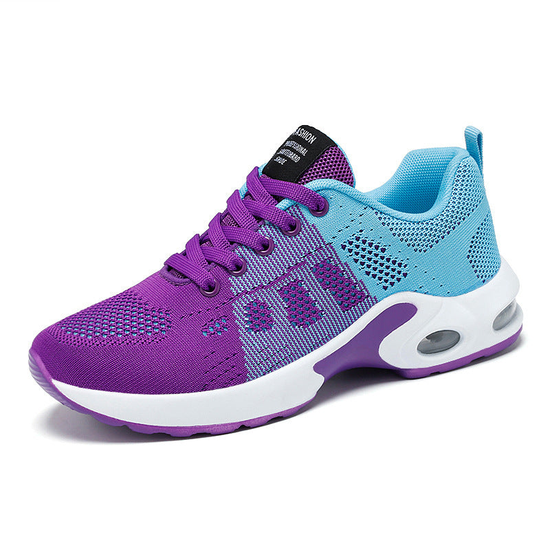Casual Chaussures Respirant Léger Mère Chaussures Dentelle-up Amorti Sneakers Femmes