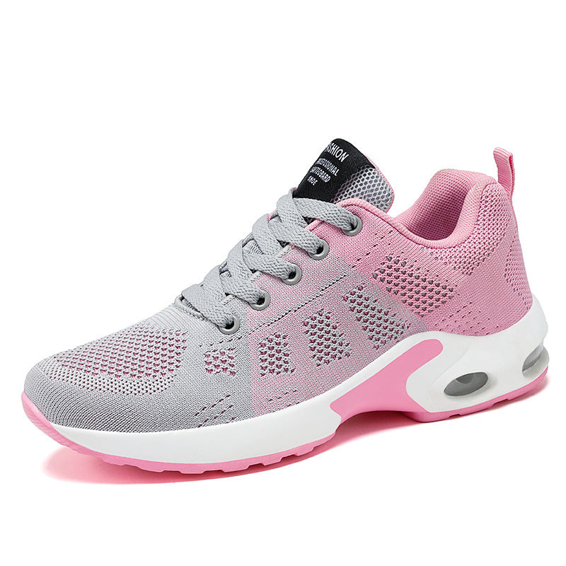 Casual Chaussures Respirant Léger Mère Chaussures Dentelle-up Amorti Sneakers Femmes