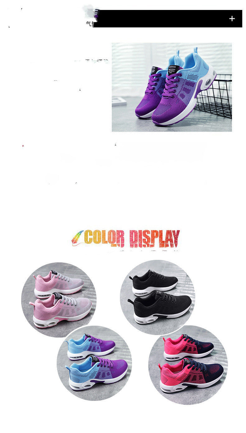 Casual Chaussures Respirant Léger Mère Chaussures Dentelle-up Amorti Sneakers Femmes