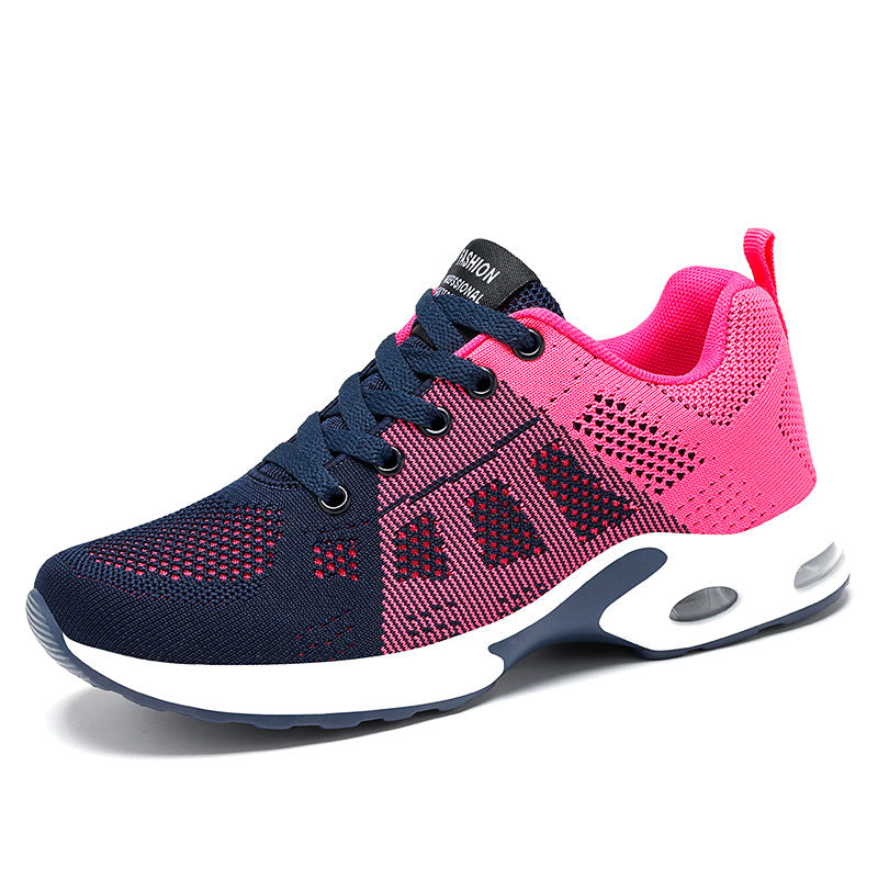 Casual Chaussures Respirant Léger Mère Chaussures Dentelle-up Amorti Sneakers Femmes