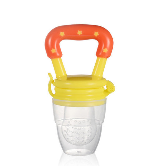 Distributeur de Nourriture pour bébé avec Porte Sucette Clip Infantile Bébé de Dentition Fruit Feeder Tétine Nourrisson Sucette Nourriture Silicone Dentition Jouets