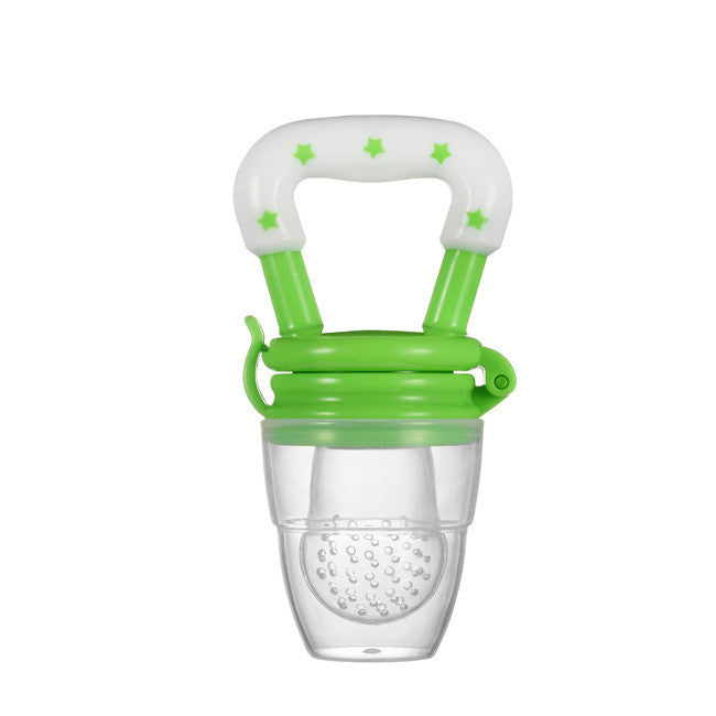 Distributeur de Nourriture pour bébé avec Porte Sucette Clip Infantile Bébé de Dentition Fruit Feeder Tétine Nourrisson Sucette Nourriture Silicone Dentition Jouets