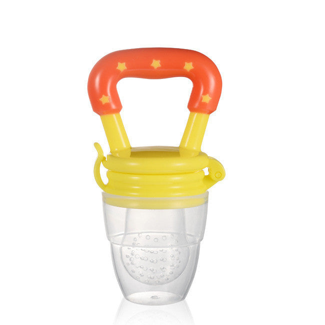 Distributeur de Nourriture pour bébé avec Porte Sucette Clip Infantile Bébé de Dentition Fruit Feeder Tétine Nourrisson Sucette Nourriture Silicone Dentition Jouets