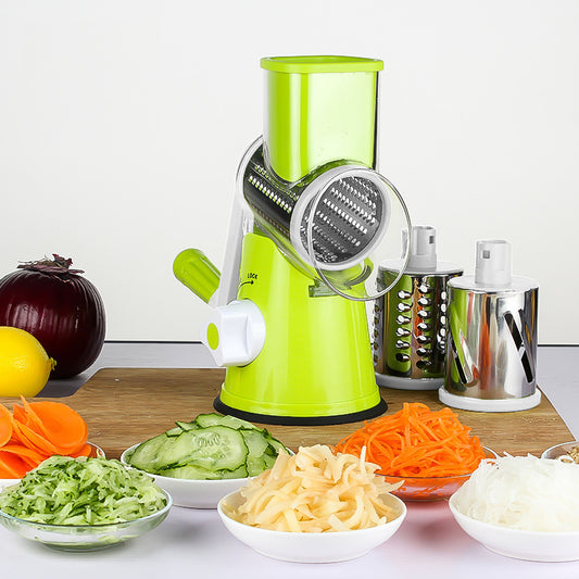 Robot Culinaire Hachoir à Légumes Cuisine Rouleau Gadgets Outil Légumes Cutter Ronde Slicer Râpes Carotte Pomme De Terre Déchiqueteuse Fromage
