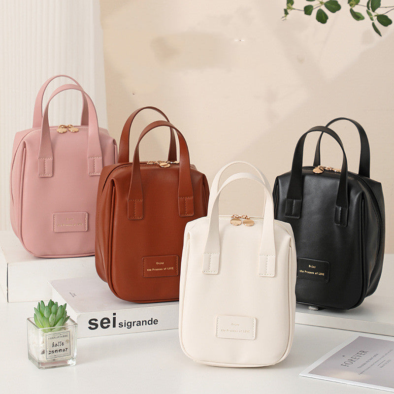 Sac à main en forme de coquille, sac cosmétique à poignée | sac à main de voyage | sac de rangement portable de grande capacité