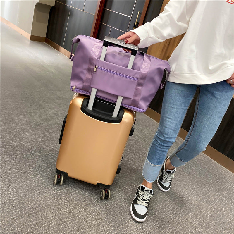 Grande Capacité Pliable Voyage Sac Fitness Gym Épaule Sac Pour Entraînement De Yoga En Plein Air