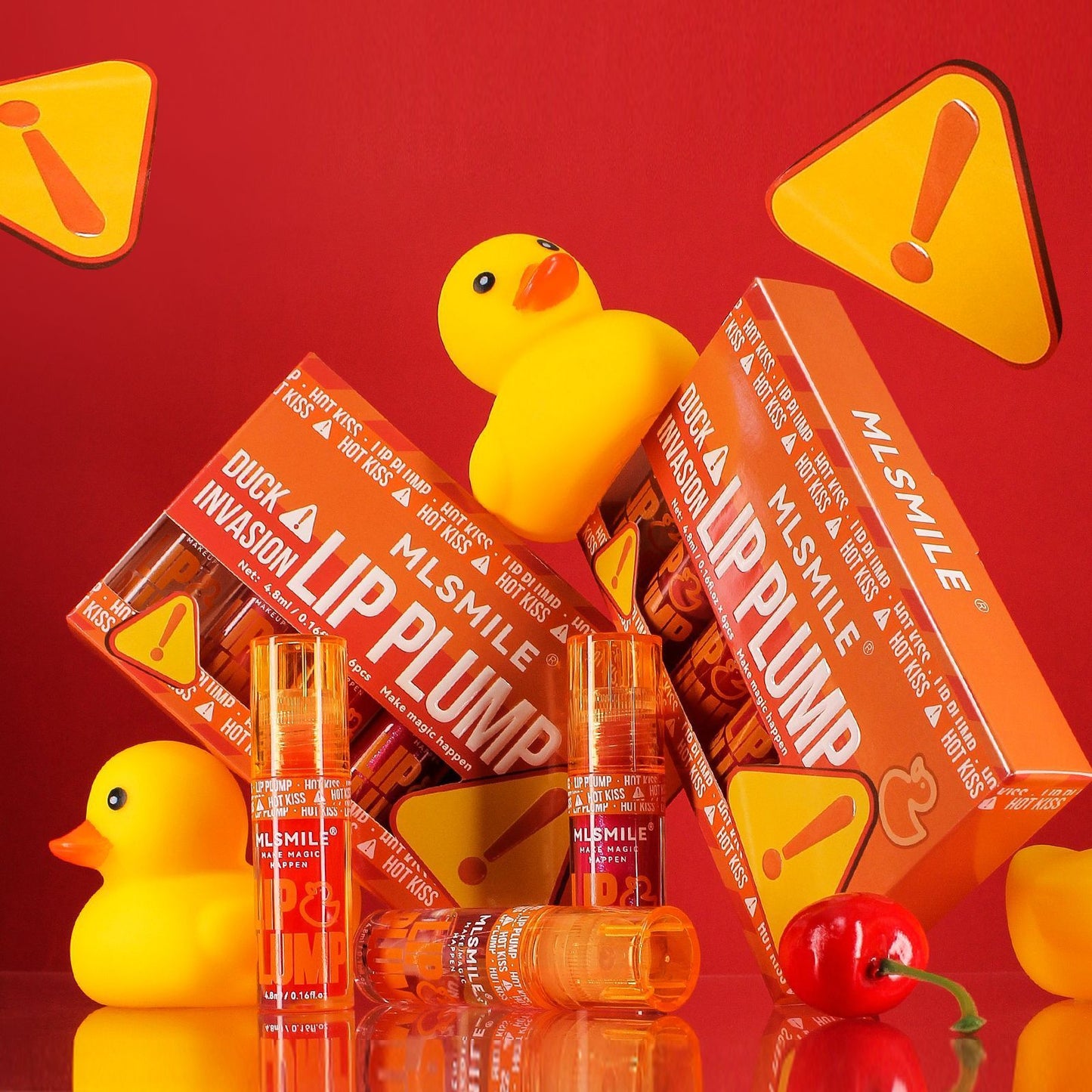 Maquillage Duckbill Plump Lip Hydratant Liquide Rouge à Lèvres Glaze