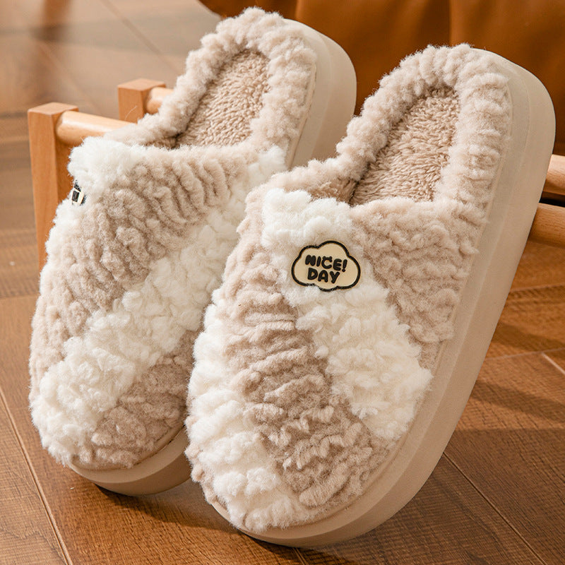 Pantoufles de maison à la mode, pantoufles de maison antidérapantes pour couple | pantoufle de plancher chaud pour femmes hommes