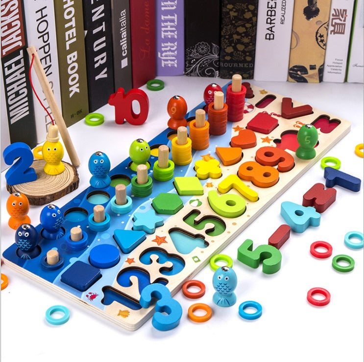 Enfants 3D Alphabet Nombre Puzzle Bébé Coloré Géométrique Lettre Numérique Jouet Éducatif