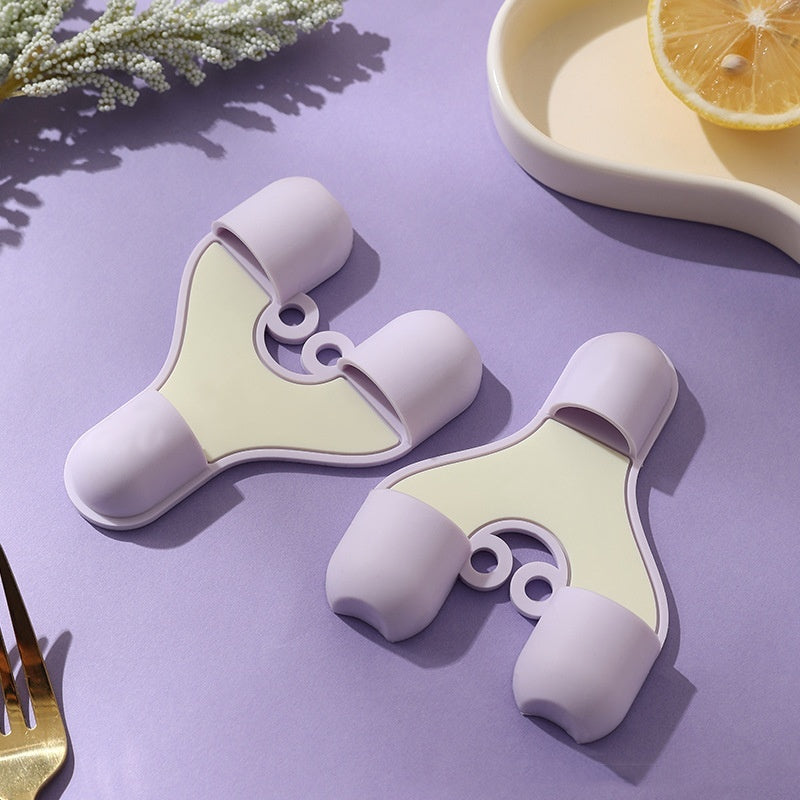 Porte-plaque à clip en silicone,
