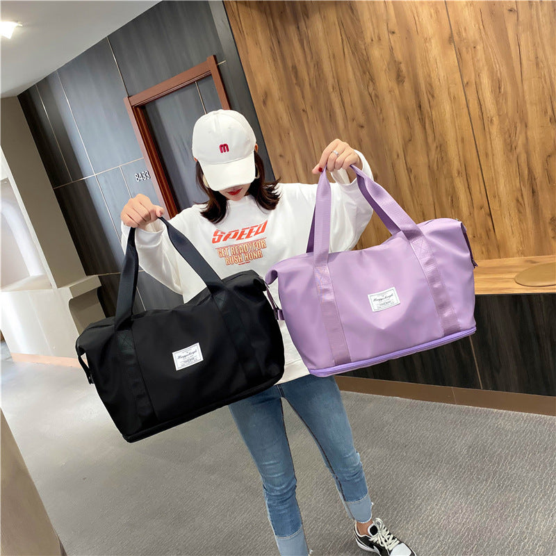 Grande Capacité Pliable Voyage Sac Fitness Gym Épaule Sac Pour Entraînement De Yoga En Plein Air