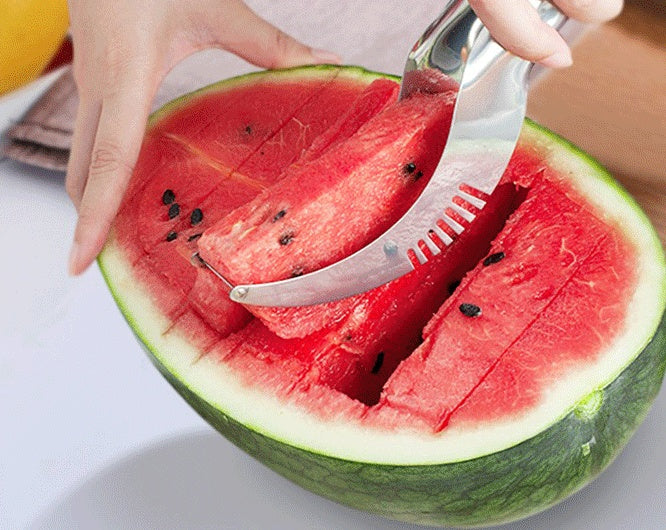 Acier inoxydable Cutter Pour Pastèque Melon De Hami Pitaya Papaye