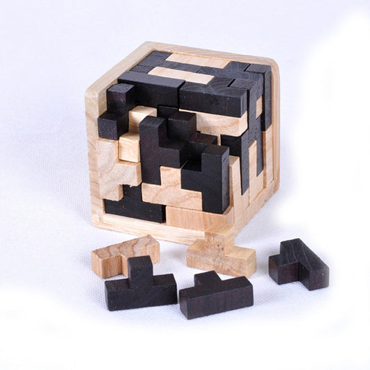 Creative 3D Puzzle Luban Verrouillage En Bois de Jouet Éducatif Précoce Jouets Puzzles