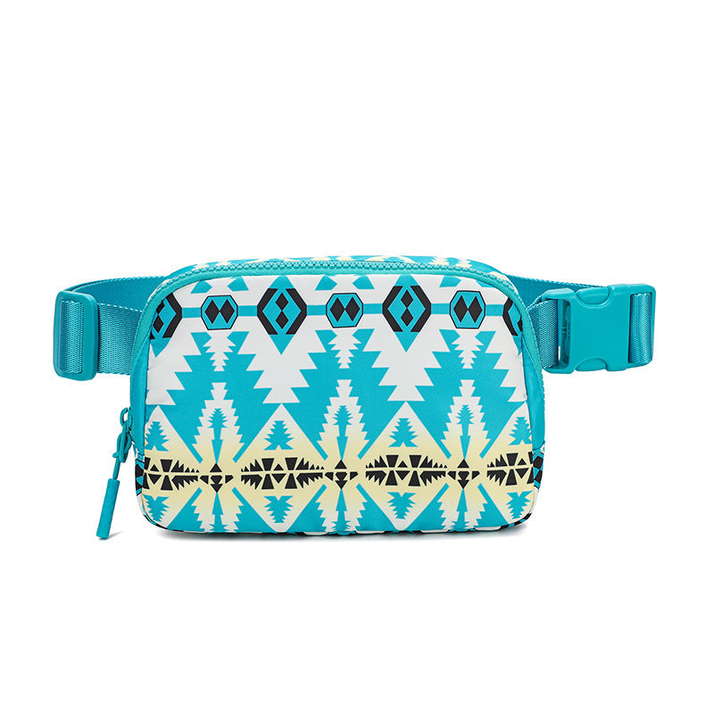 Nouveau bohème imprimé sac à bandoulière réglable sac à bandoulière mode décontracté extérieur course à bandoulière pour femmes