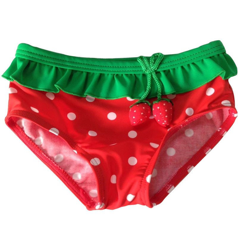 Maillot de bain enfant fraise