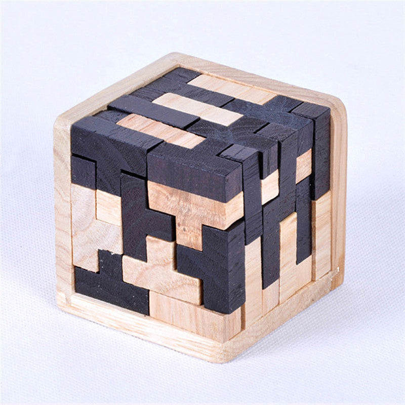 Creative 3D Puzzle Luban Verrouillage En Bois de Jouet Éducatif Précoce Jouets Puzzles