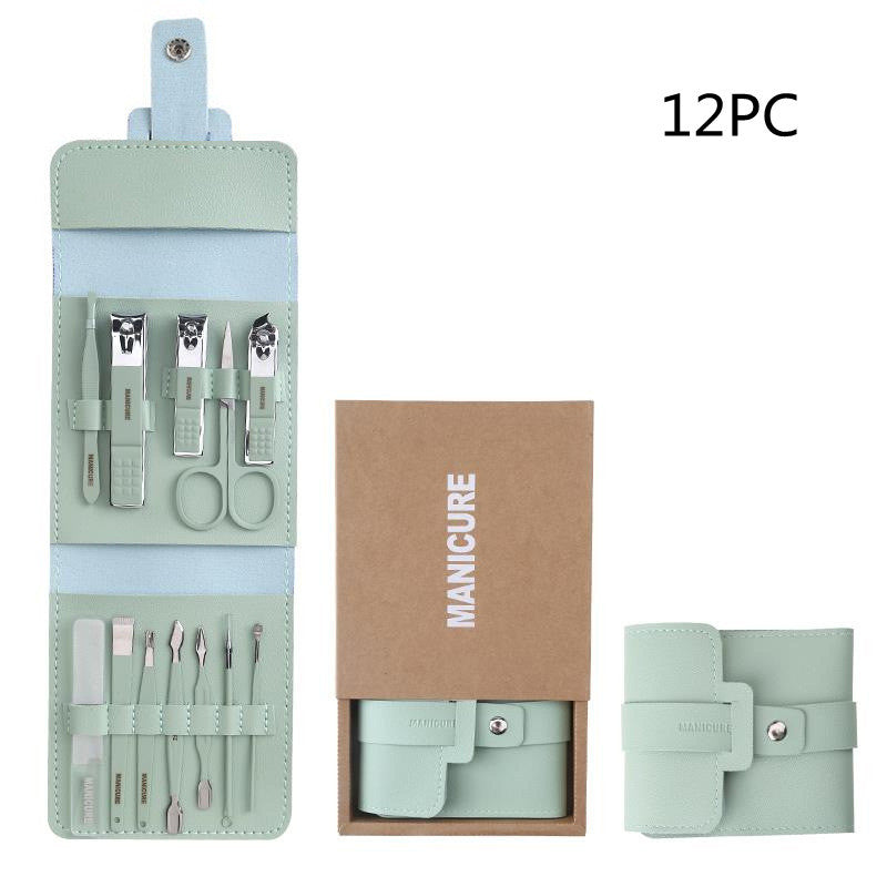Acier inoxydable Couleur 16-pièce Nail Clipper Ensemble