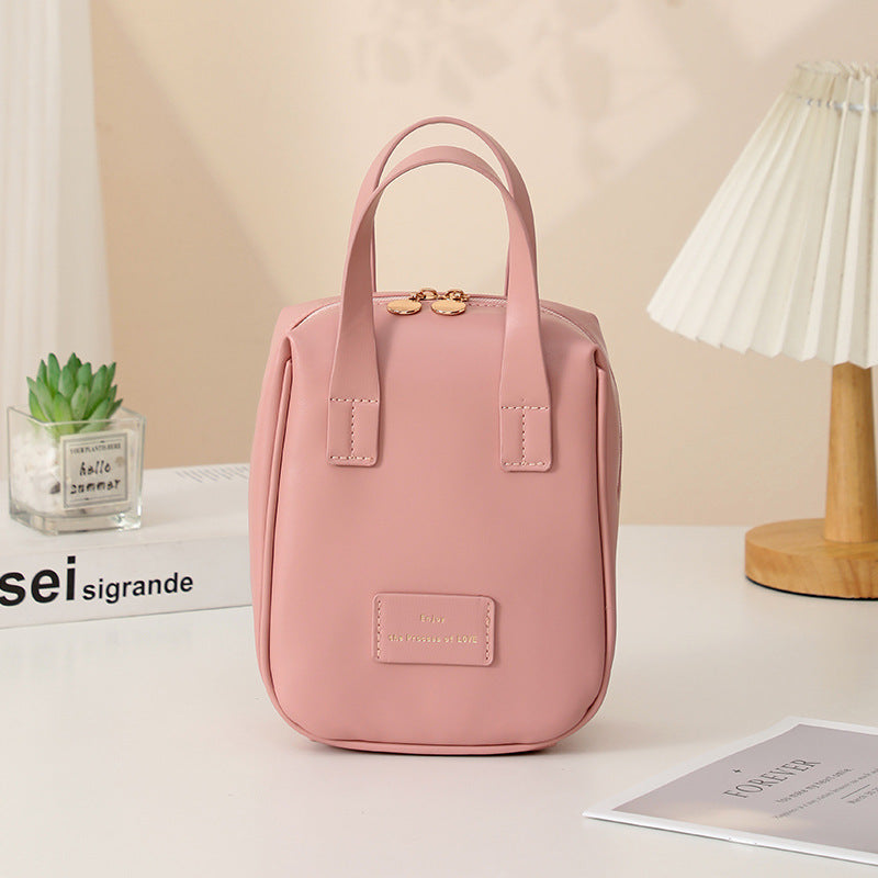 Sac à main en forme de coquille, sac cosmétique à poignée | sac à main de voyage | sac de rangement portable de grande capacité