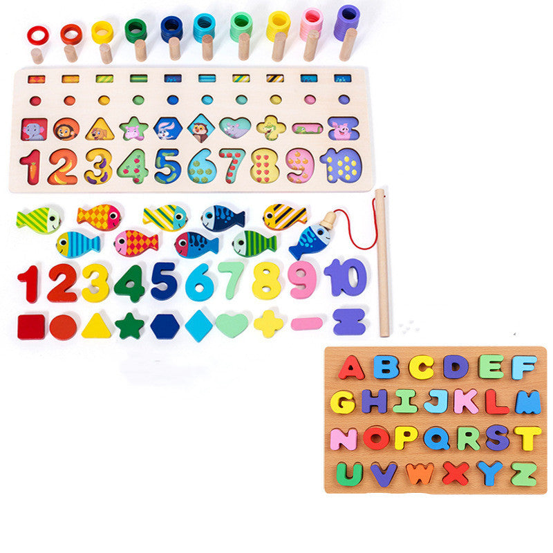 Enfants 3D Alphabet Nombre Puzzle Bébé Coloré Géométrique Lettre Numérique Jouet Éducatif