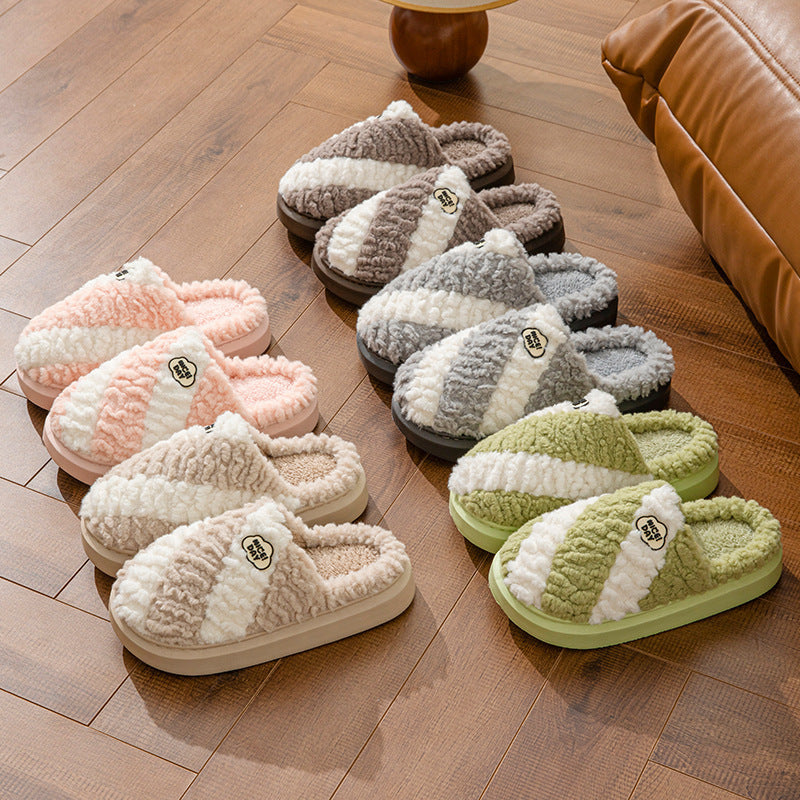 Pantoufles de maison à la mode, pantoufles de maison antidérapantes pour couple | pantoufle de plancher chaud pour femmes hommes