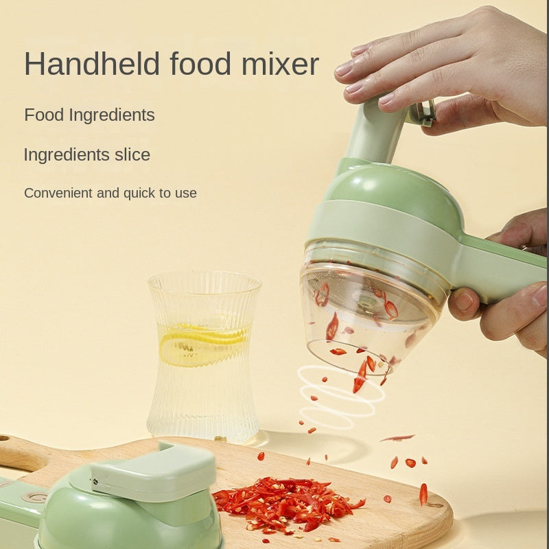 Multifonctionnel Électrique Salade Fruits Légumes Trancheuse Cuisine Cutter Pomme De Terre Carotte Chopper Machine De Découpe Lame En Acier Inoxydable