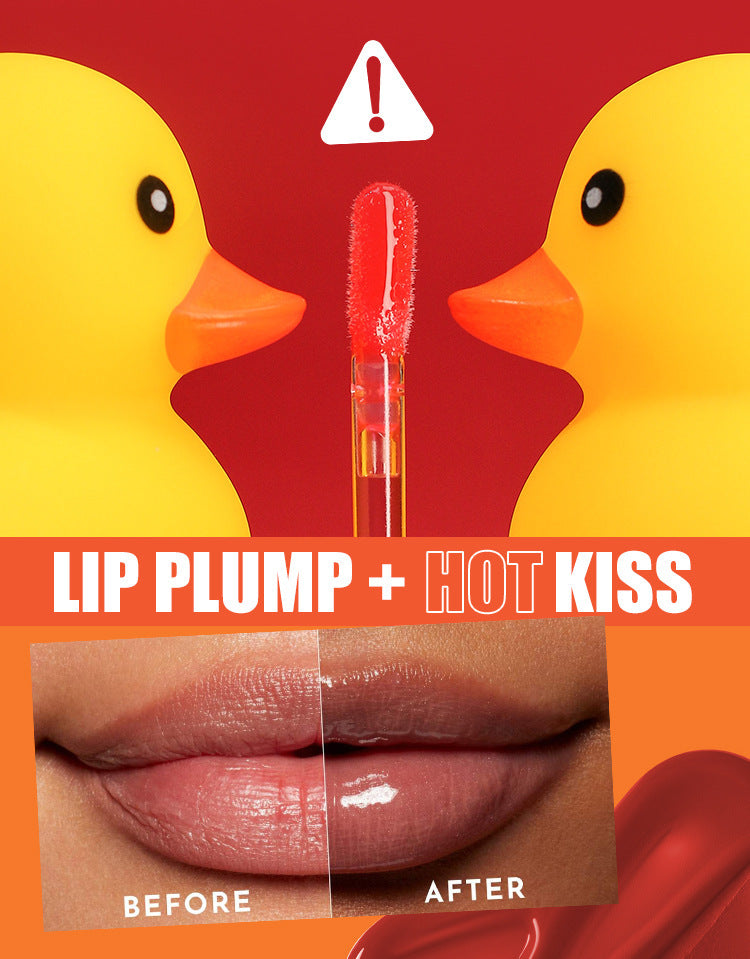 Maquillage Duckbill Plump Lip Hydratant Liquide Rouge à Lèvres Glaze