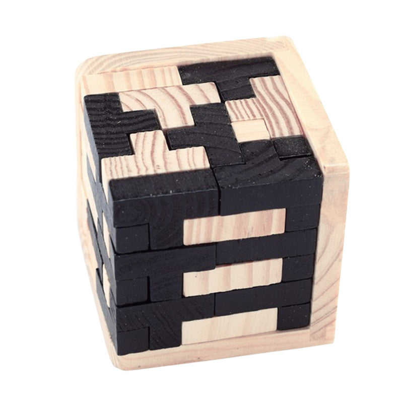 Creative 3D Puzzle Luban Verrouillage En Bois de Jouet Éducatif Précoce Jouets Puzzles