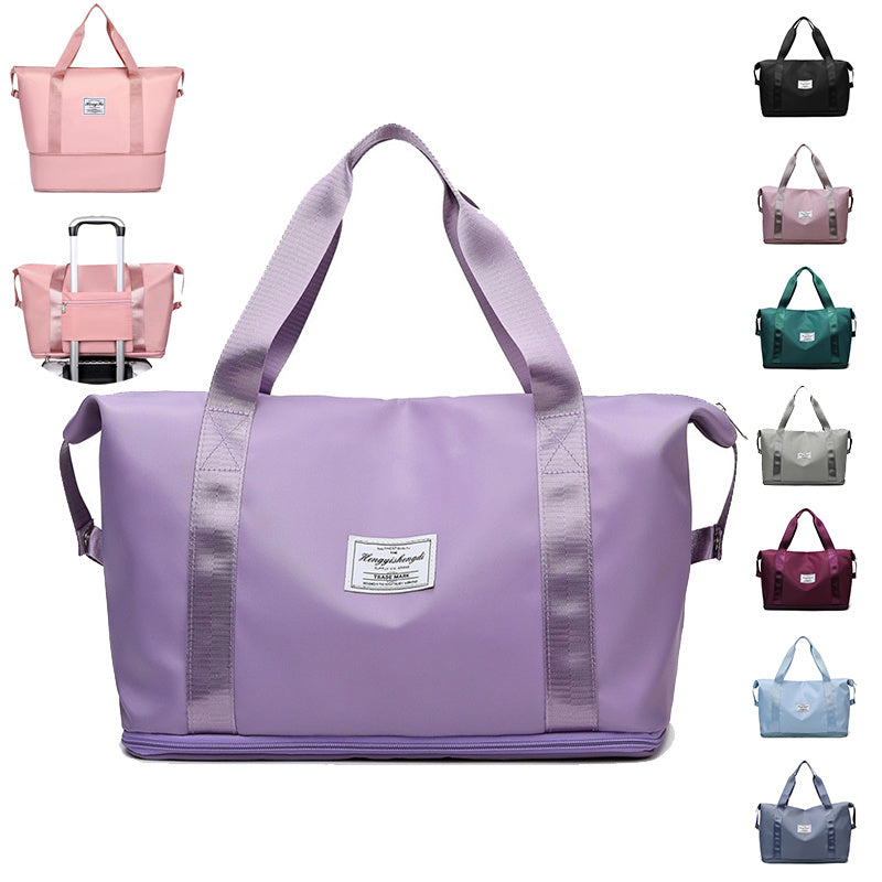 Grande Capacité Pliable Voyage Sac Fitness Gym Épaule Sac Pour Entraînement De Yoga En Plein Air
