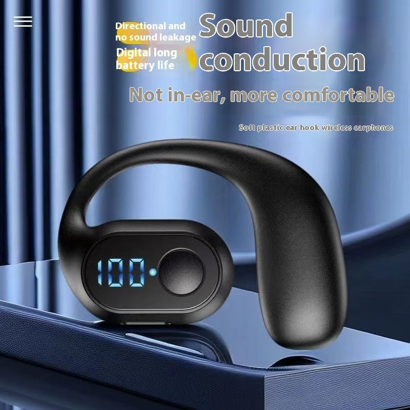 Affichage numérique intelligent non intra-auriculaire, casque d'écoute sans fil professionnel