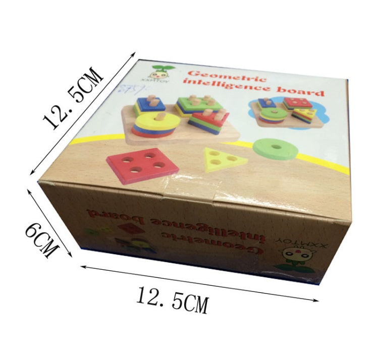 Bébé Jeu Jouets En Bois Puzzle Jouet Éducatif Géométrique formes Jeu Jouets Bâton Bébé Kid Enfants Intelligence Puzzle pour Enfant