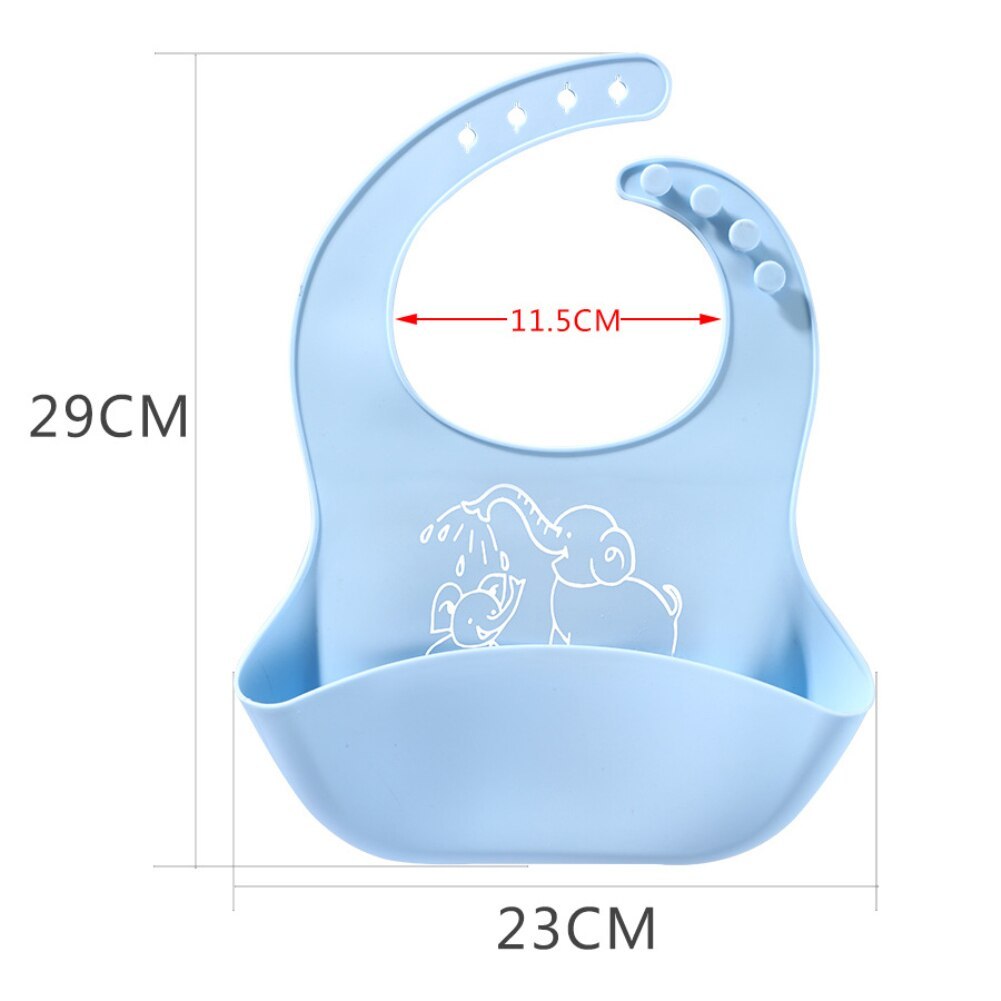 Aliments pour bébés Bib bébé repas silicone salive sac