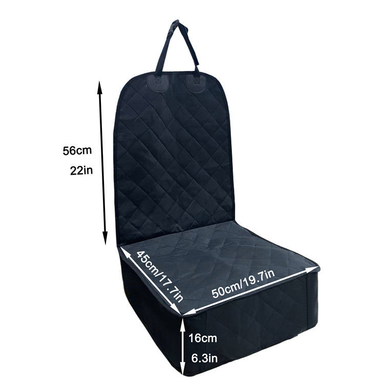 Animal de compagnie voiture avant housse de protection étanche banquette arrière siège intérieur voyage accessoires siège de voiture couvre tapis avec ceinture de sécurité