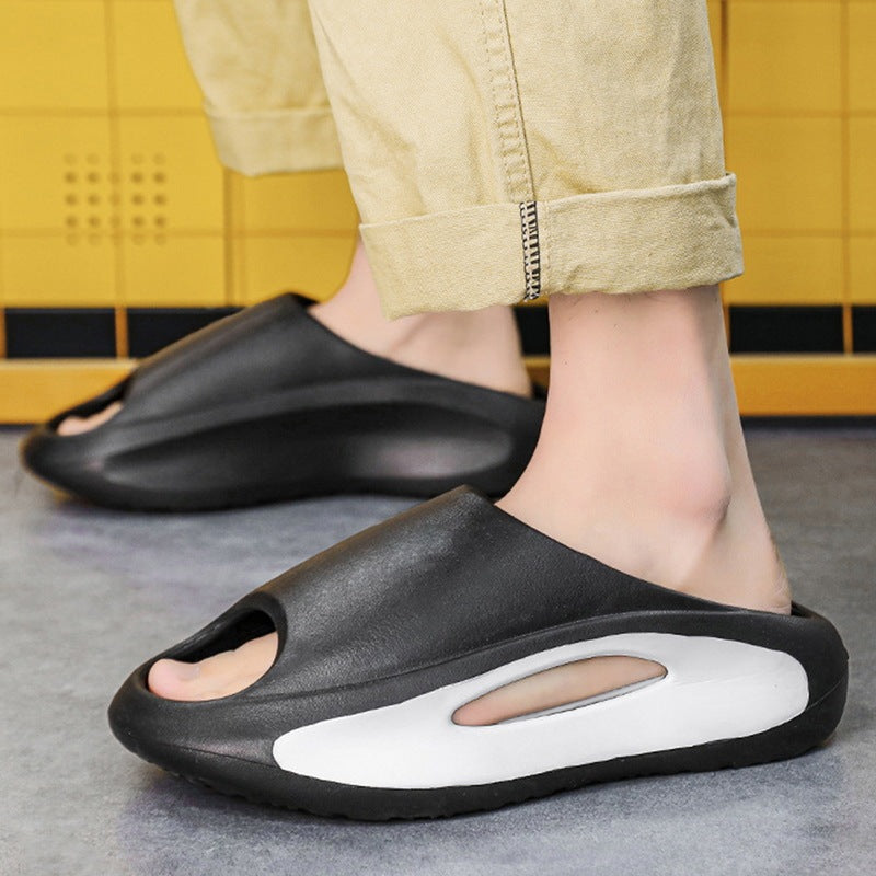 Ins pantoufles femmes hommes Peep orteil pantoufle été creux unisexe sport chaussures de plage